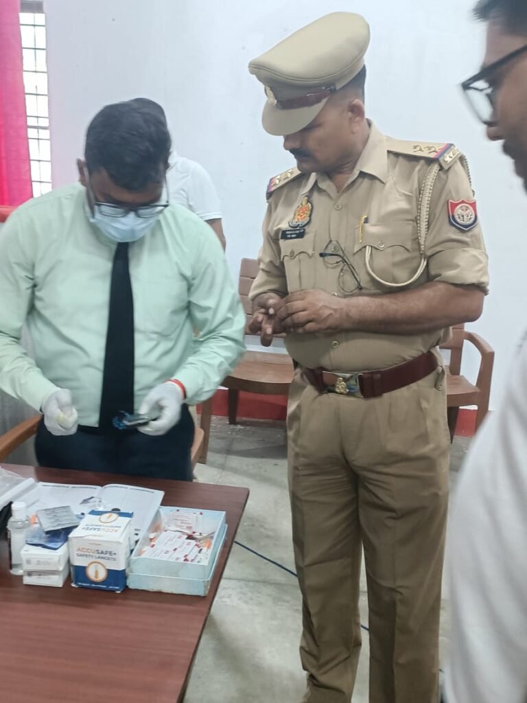 Health Check-up Camp Organized by Saraf Clinic and Diagnostic at 27th Battalion PAC